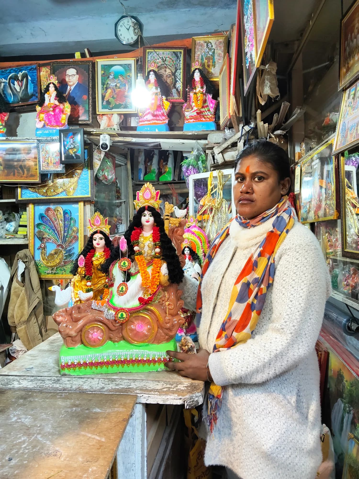 The Saraswati Puja rush